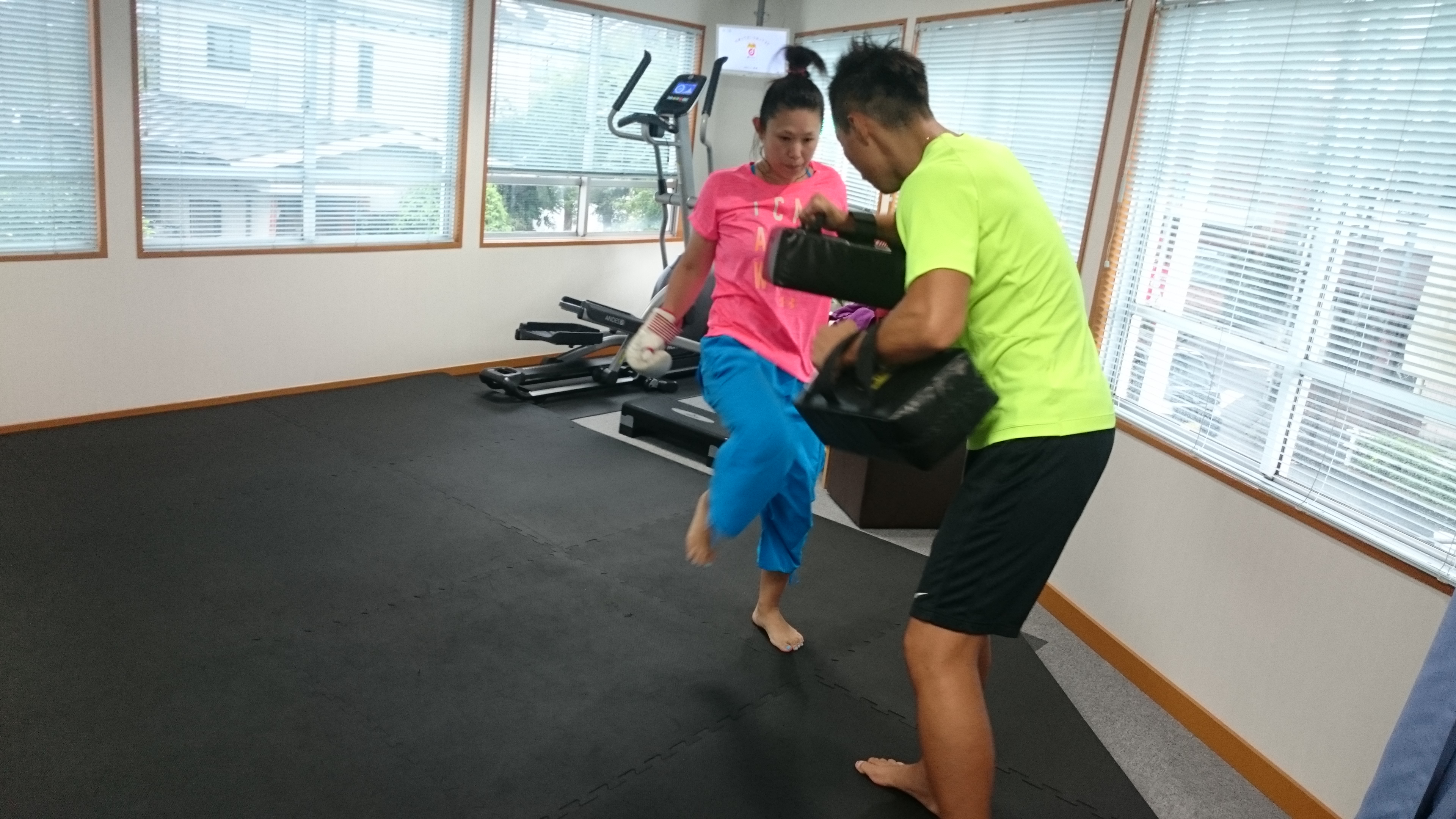 「ミットが楽しい♪」体重もマイナス7.8kg!