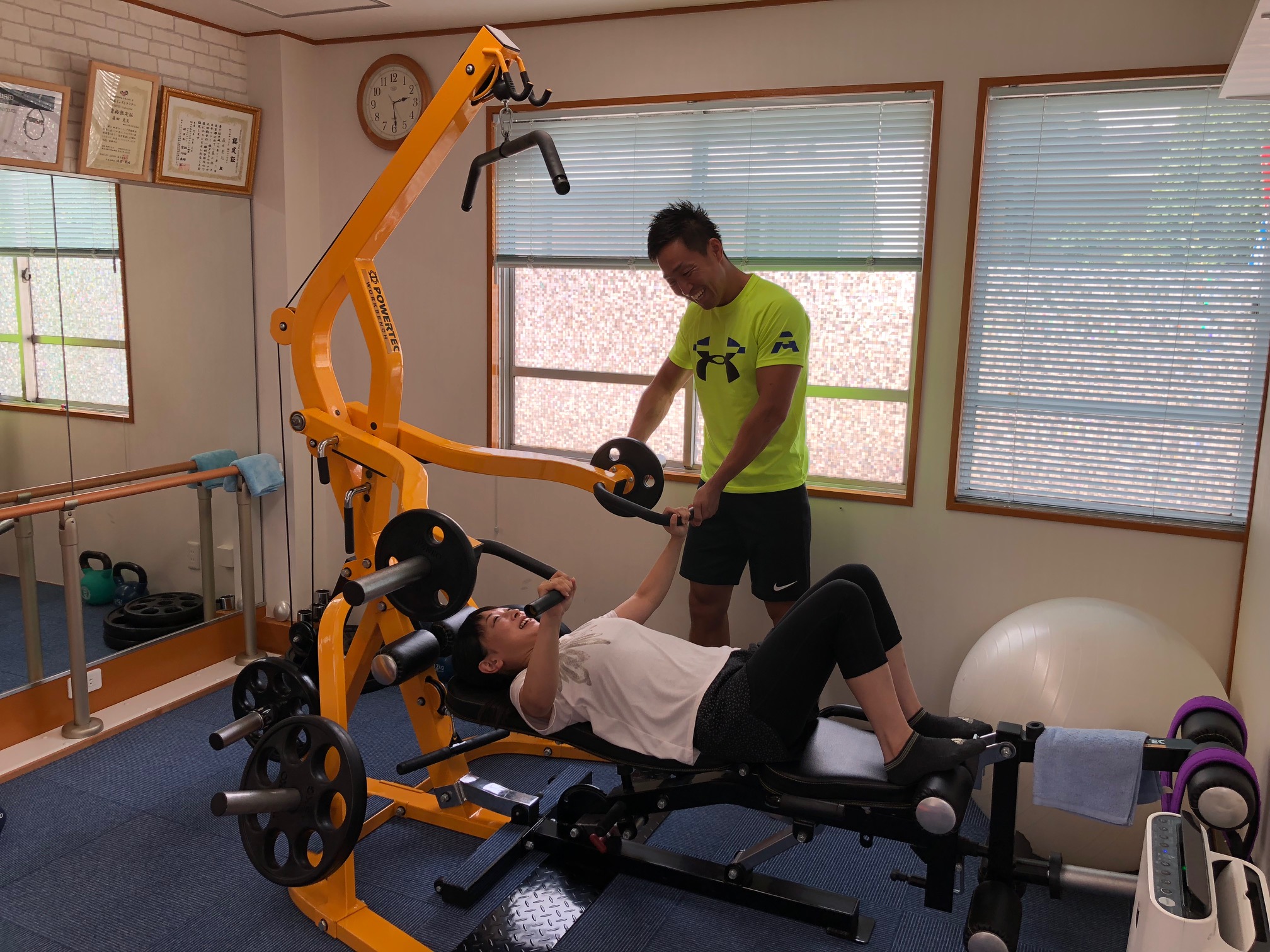 トレーニングで心身共に健康に♪