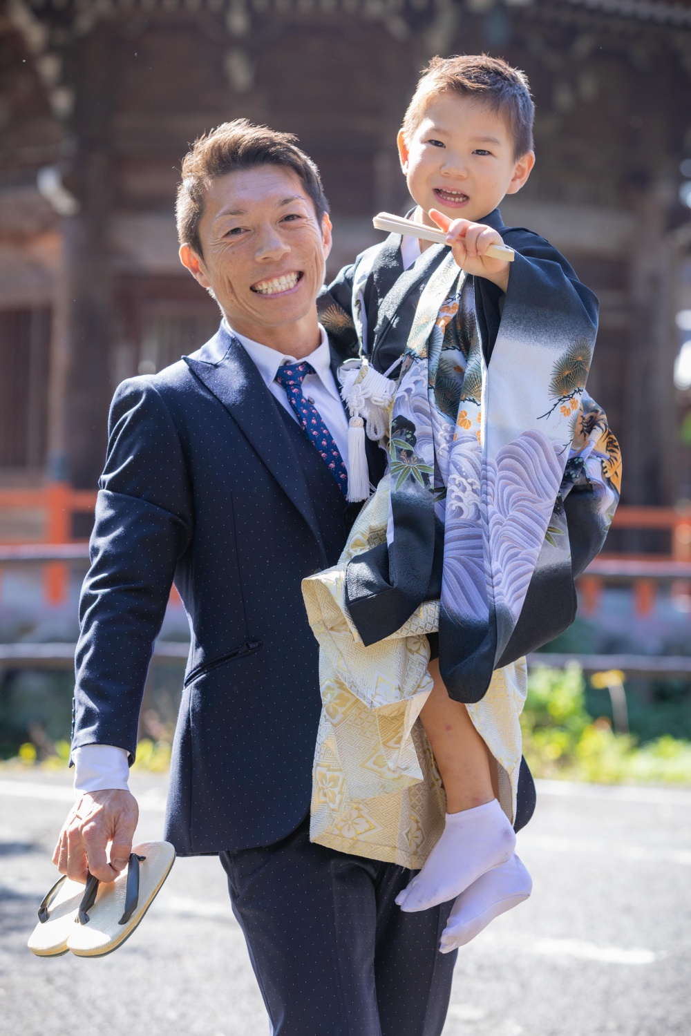 息子の七五三祝い
