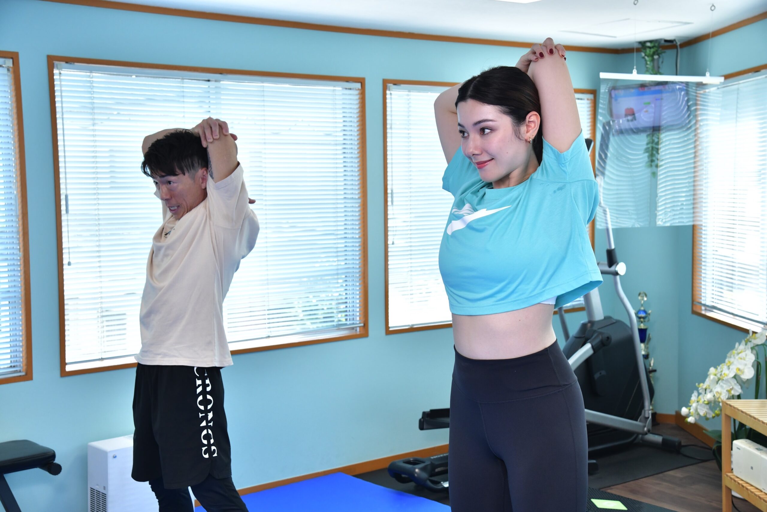 鏡を見て笑顔になれる